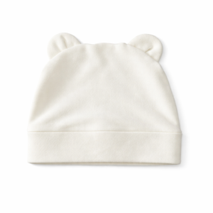 White Bear Ears Baby Cap