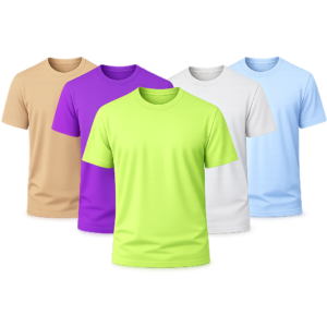 Manfinity Homme Men's Solid Color Short Sleeve Plain Casual T-Shirts